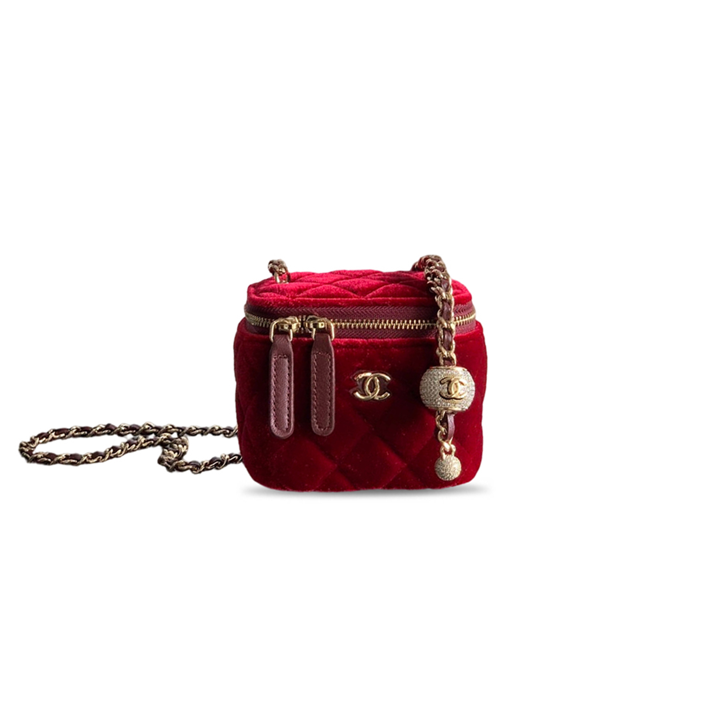 CHANEL SMALL VANITY WITH CHAIN AP1447 (11*8.5*7cm)